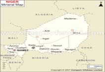 Niger Mineral Map 
