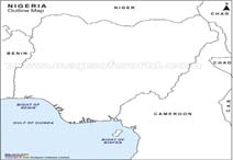 Nigeria Outline Map