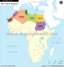 North Africa Political Map