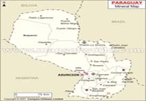 Paraguay Mineral Map