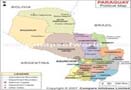 Paraguay Political Map