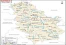 Serbia River Map