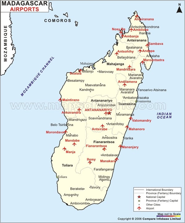 political maps of madagascar. [Buy this map in different