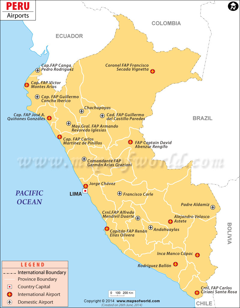 L'a�roport Tracer de P�rou