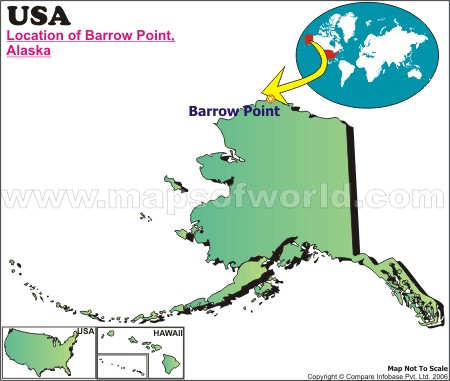 Location Map of Barrow Pt., USA