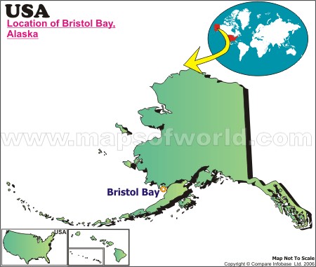 Location Map of Bristol B., USA