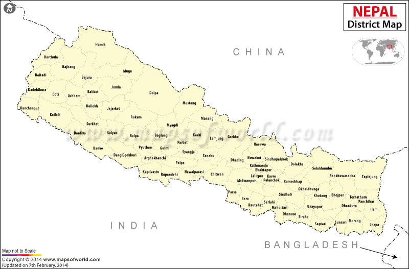 خرائط واعلام النيبال 2012 -Maps and flags of Nepal 2012