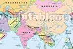 Political Map of Asia