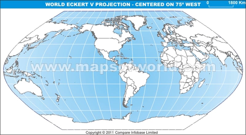 world map asia centric. World America Centric Map in