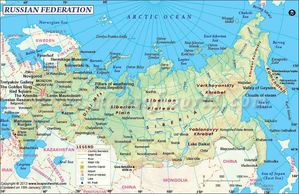 Detailed Mapping Of Russian 6