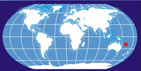 Santa Cruz Islands in World Map