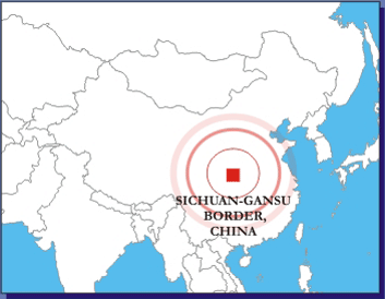 Sichuan Gansu Earthquake Map
