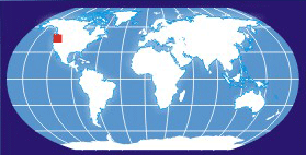 Vancouver Island in World Map