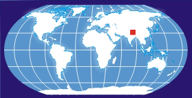 WESTERN XIZANG in World Map