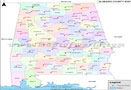 Alabama County Map 