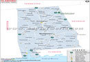 Alabama National Parks Map