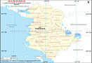 Albania Lat Long Map