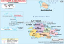 Antigua Barbuda Map