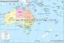 Australia Continent Map