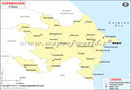 Azerbaijan Cities Map