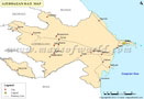 Azerbaijan Rail Map