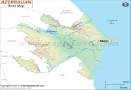 Azerbaijan River Map
