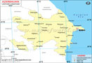 Azerbaijan Lat Long Map
