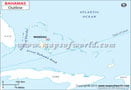 Bahamas Outline Map