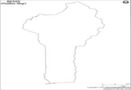 Benin Outline Map