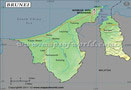 Brunei Lat long Map