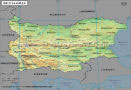 Bulgaria Lat long Map