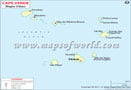 Cabo Verde Cities Map