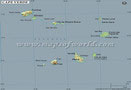 Cape Verde Lat long Map