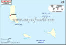 Comoros Outline Map