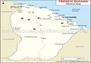 French Guiana Mineral Map