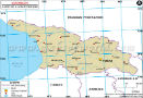 Georgia Latitude and Longitude Map