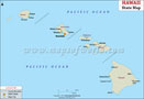 Map of Hawaii State