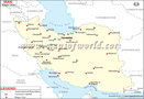 Iran Cities Map