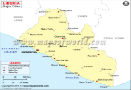 Liberia Cities Map