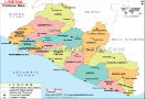 Political Map of Liberia