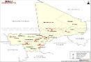 Mali Airports Map