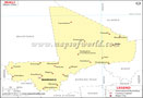 Mali Cities Map