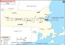 Massachusetts Cities Map