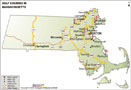 Massachusetts Golf Courses Map