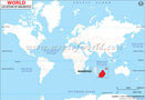 Mauritius Outline Map