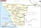 Namibia Airports Map