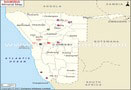 Namibia Mineral Map