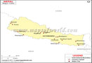 Nepal City Map