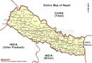 Nepal District Map