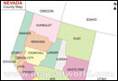 Nevada County Map  